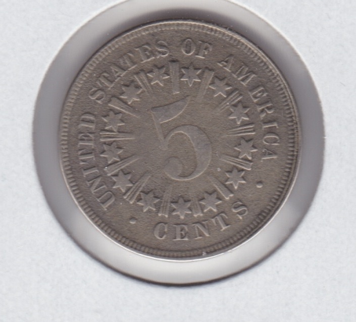 1867-W/Rays-Shield-Nickel